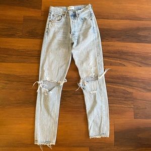 Agolde Jamie High Rise Classic in Shakedown